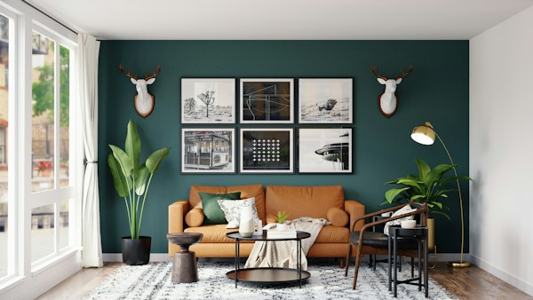 Warm interior with olive wood